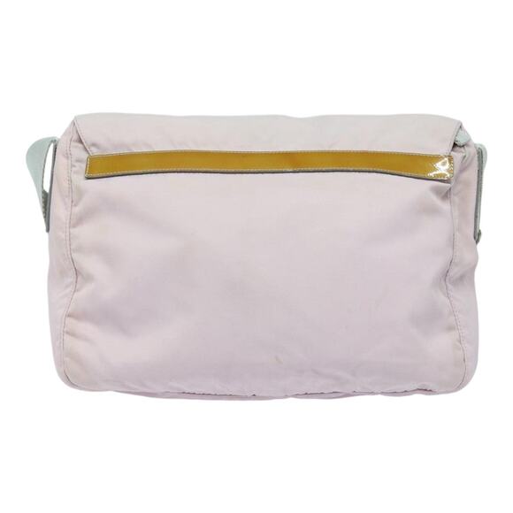 PRADA Shoulder Bag Nylon Pink Silver - Picture 2 of 16
